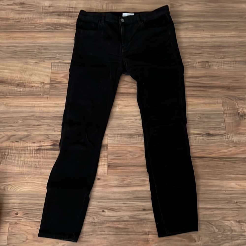 Loft black corduroy pants size 28/6
